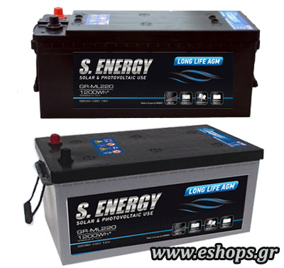 S. Energy GR-ML-220 250AH C100 AGM Long Life