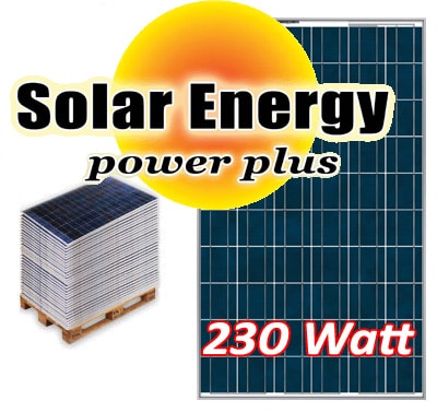 Solar Energy plus 250wp 3kw (0.48 Ευρώ / Watt)