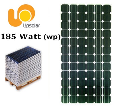 Upsolar UP-M185M 185wp 3kw (0.52 ευρώ / ανα watt )