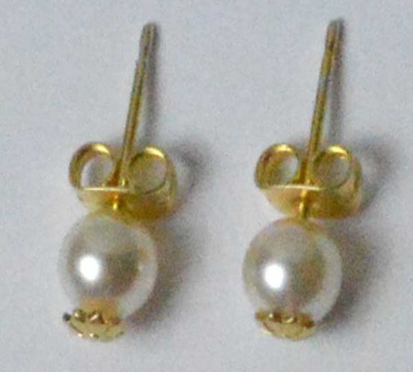 Χειροποίητα σκουλαρίκια από κρυστάλλινες πέρλες swarovski 