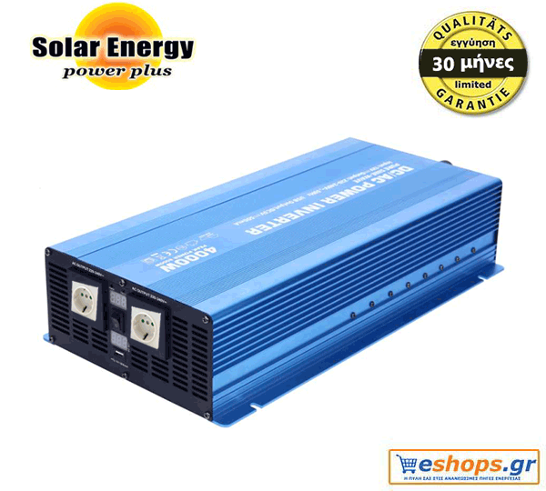Inverter Καθαρού Ημιτόνου Premium SK - 4000-S-TY-24V