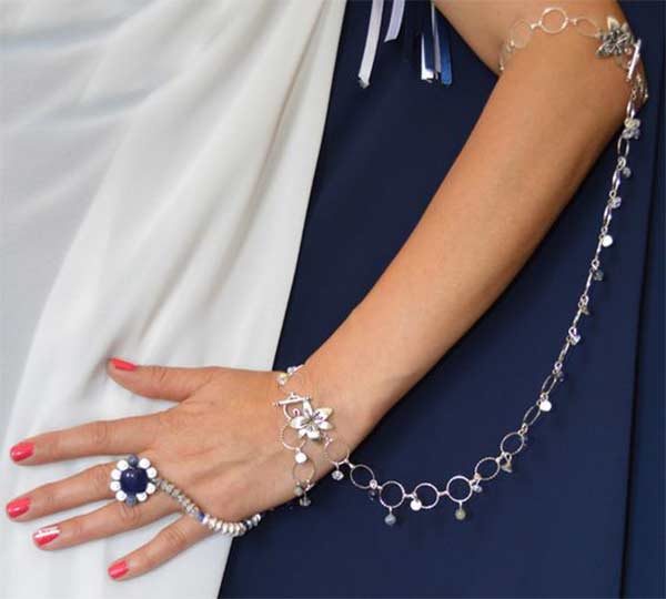 Χειροποίητο αξεσουάρ σετ με κρύσταλλα Swarovski