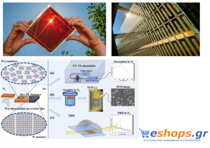 περοβσκίτη, φωτοβολταϊκά, ενέργεια, πάνελ, νέα τεχνολογία περοβσκίτη, φωτοβολταϊκά, ενέργεια, πάνελ, νέα τεχνολογία